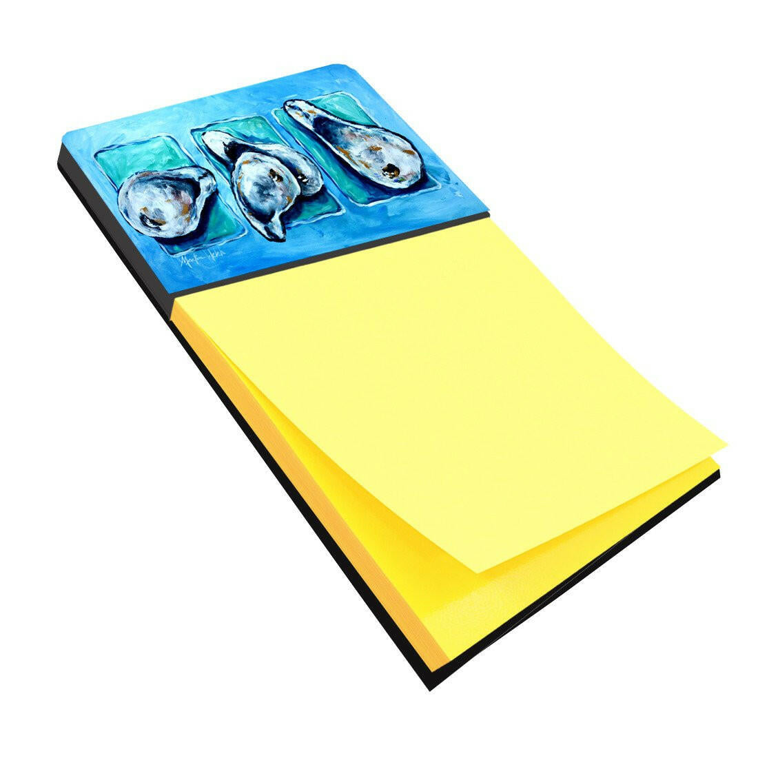 Oysters Oyster + Oyster = Oysters Refiillable Sticky Note Holder or Postit Note Dispenser MW1110SN by Caroline's Treasures