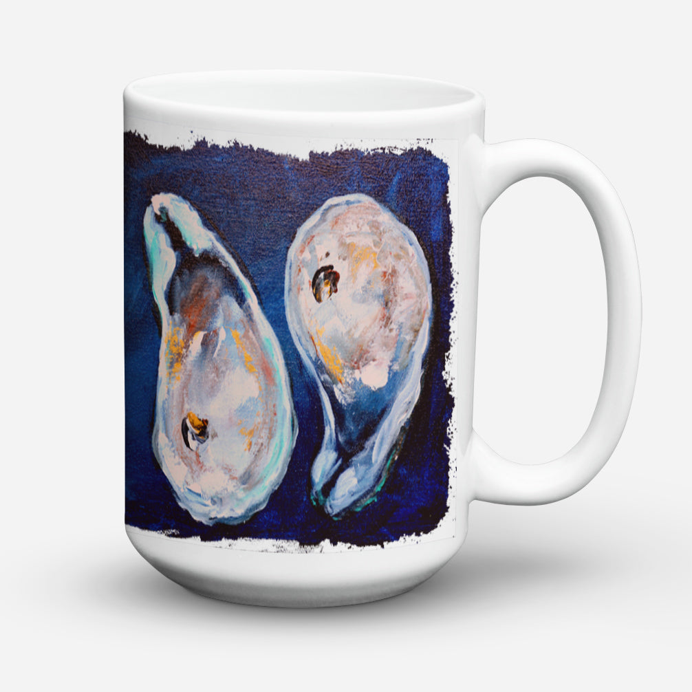 Oysters Give Me More Dishwasher Safe Microwavable Ceramic Coffee Mug 15 ounce MW1112CM15