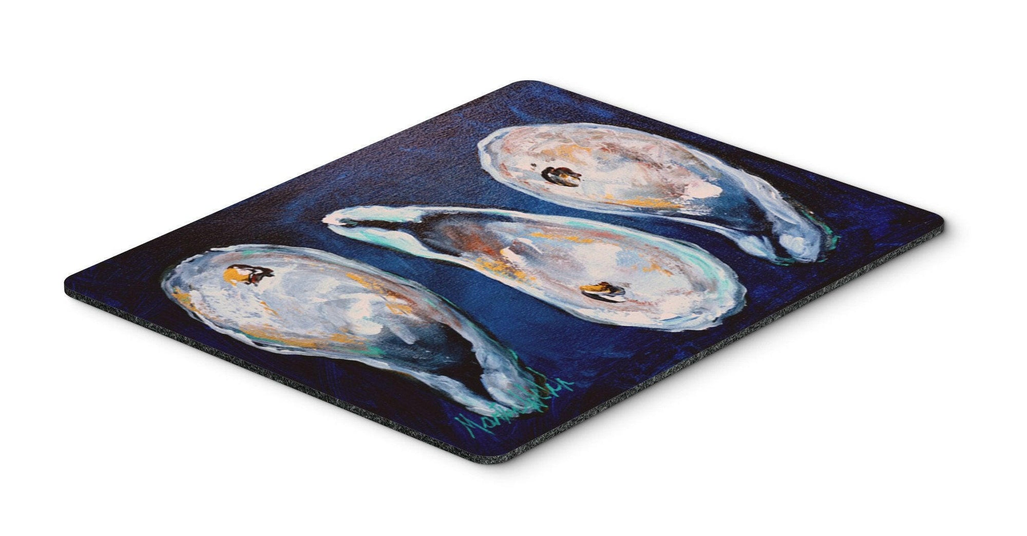 Oysters Give Me More Mouse Pad, Hot Pad or Trivet by Caroline's Treasures