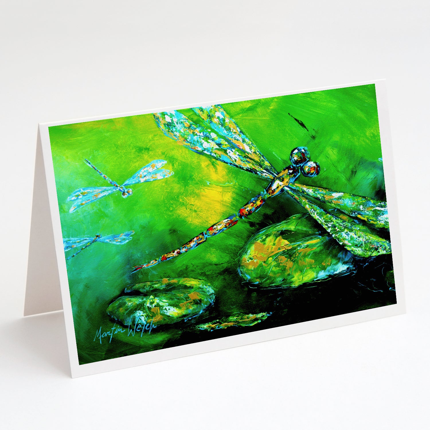 Buy this Dragonfly Summer Flies Greeting Cards Pack of 8