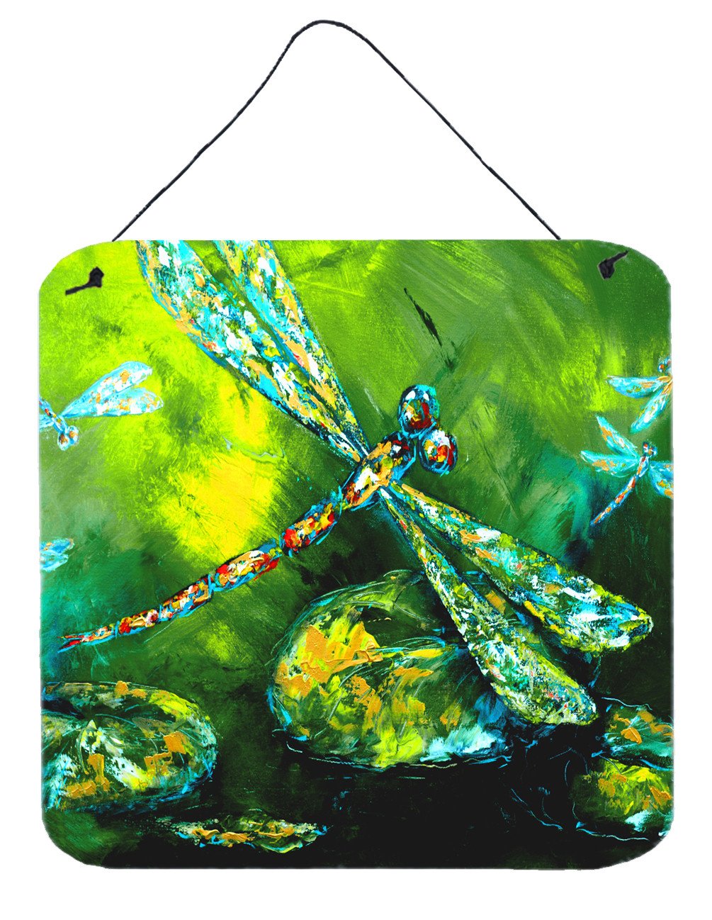 Insect - Dragonfly Summer Flies Aluminium Metal Wall or Door Hanging Prints by Caroline's Treasures