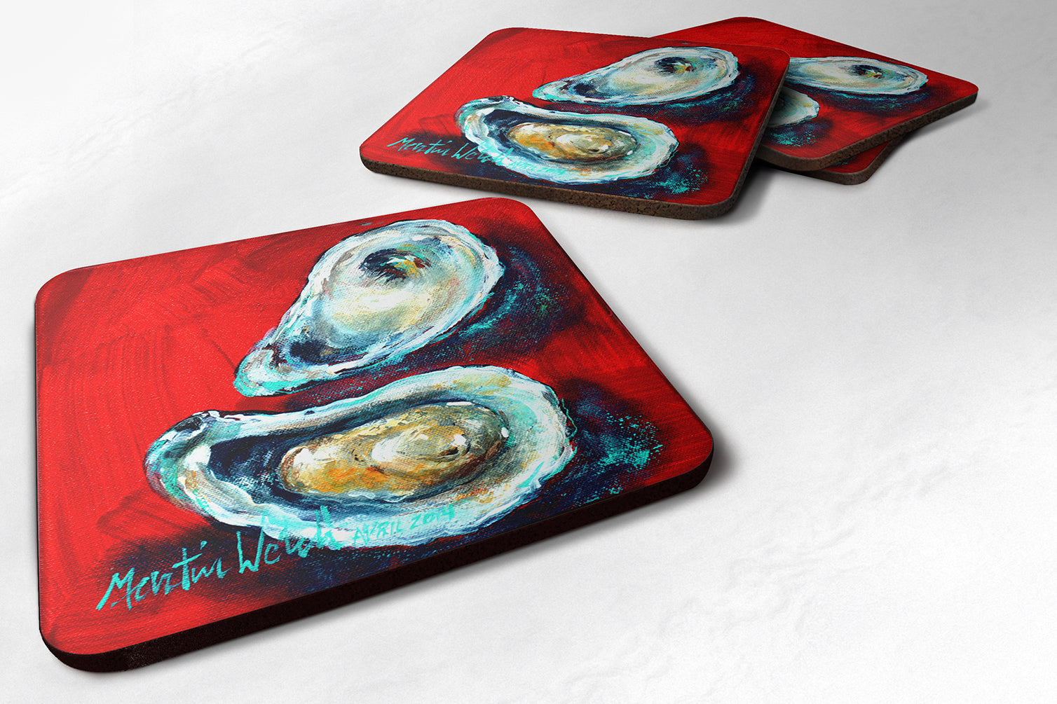 Open up Oyster Foam Coaster MW1149FC - the-store.com