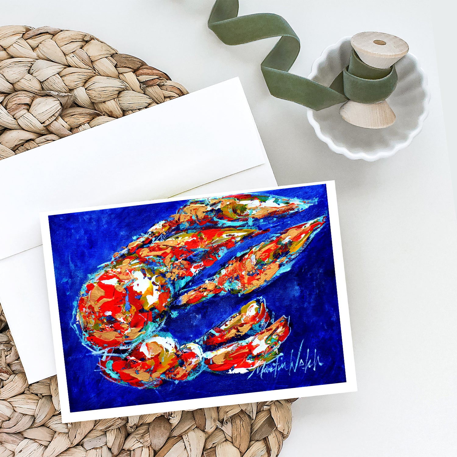Buy this Craw Momma Crawfish Greeting Cards Pack of 8