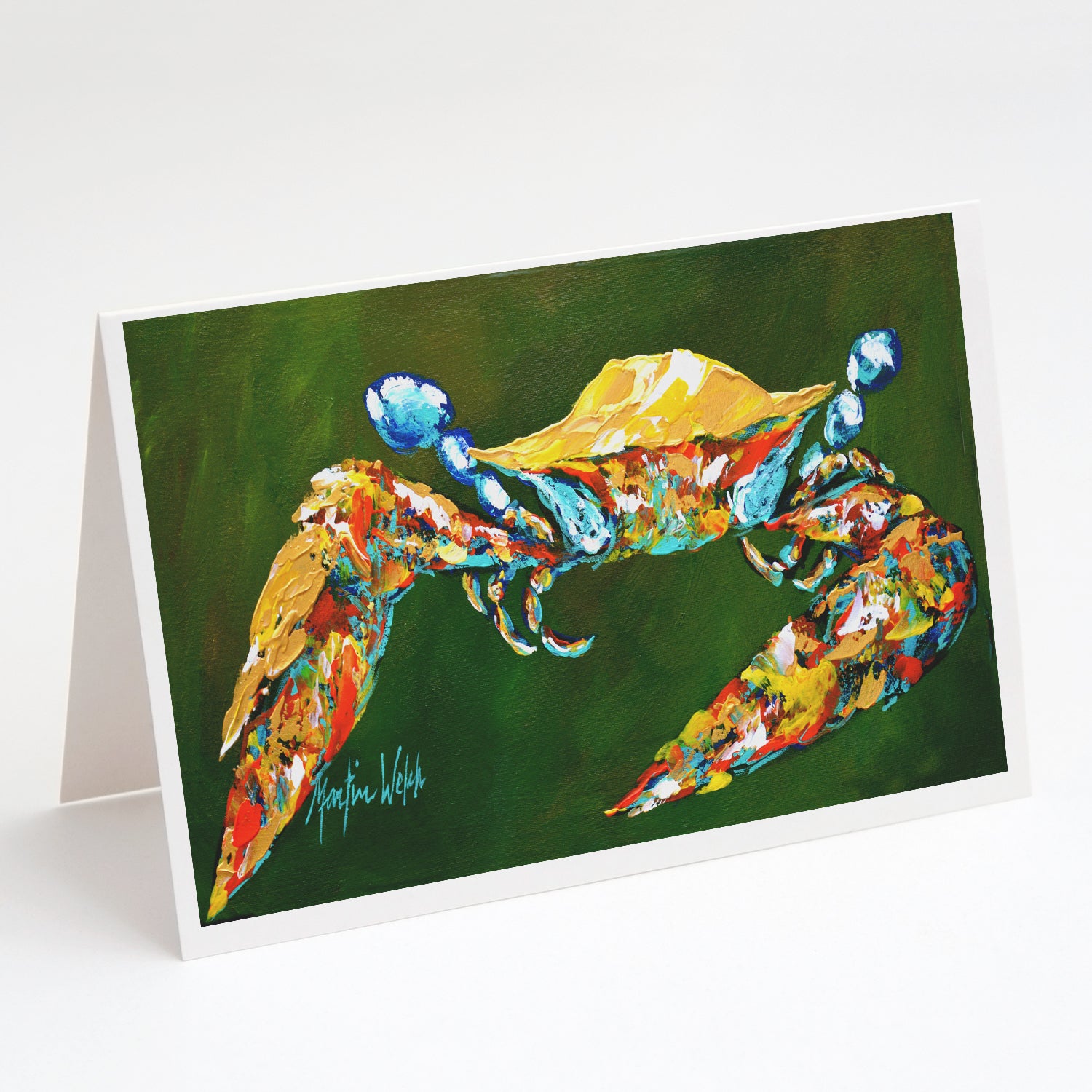 Buy this Go Green Crab Greeting Cards Pack of 8