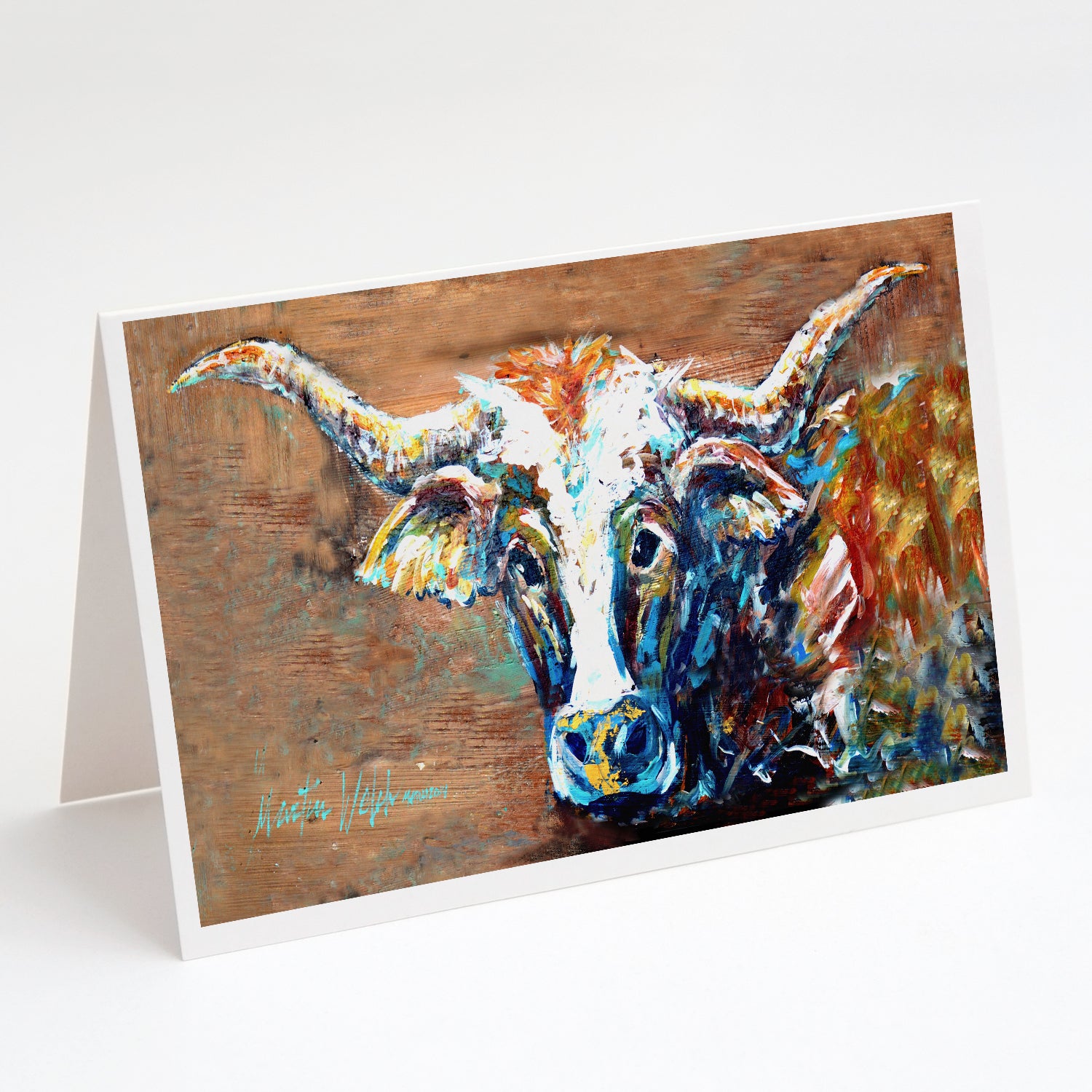 Buy this On the Loose Brown Cow Greeting Cards Pack of 8
