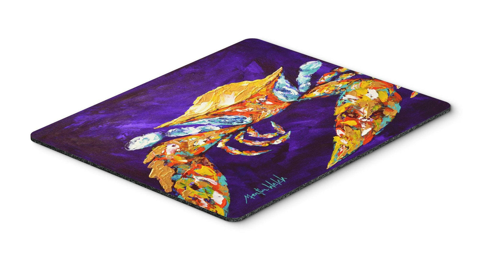 The Right Stuff Crab in Purple Mouse Pad, Hot Pad or Trivet MW1172MP by Caroline's Treasures
