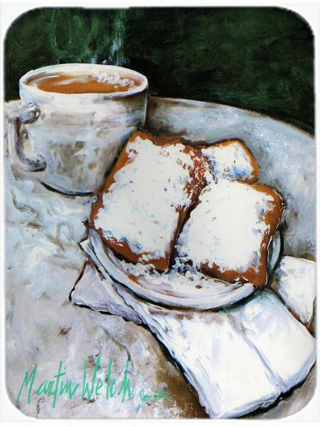 Beignets Breakfast Delight Mouse Pad, Hot Pad or Trivet MW1189MP by Caroline's Treasures