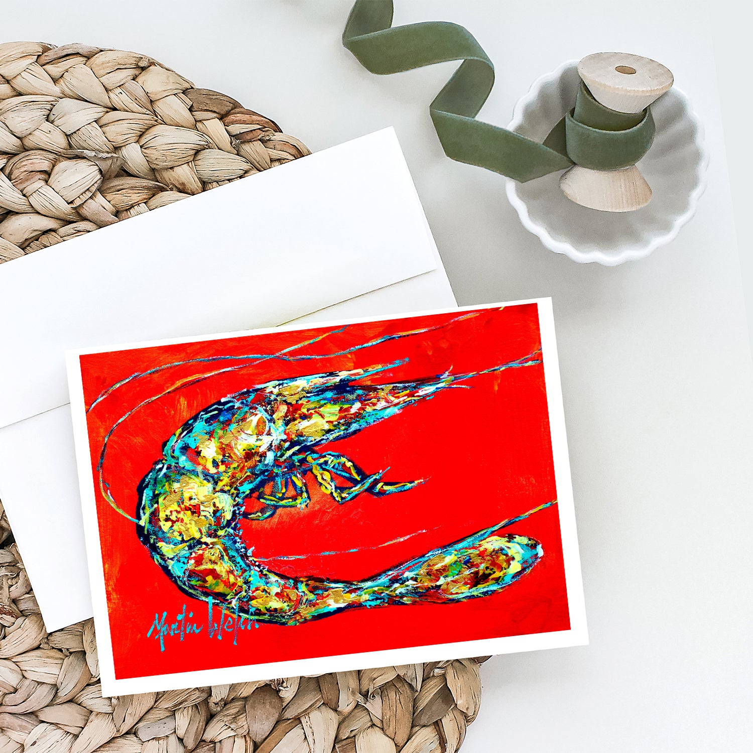 Buy this Shrimp Boil Greeting Cards Pack of 8