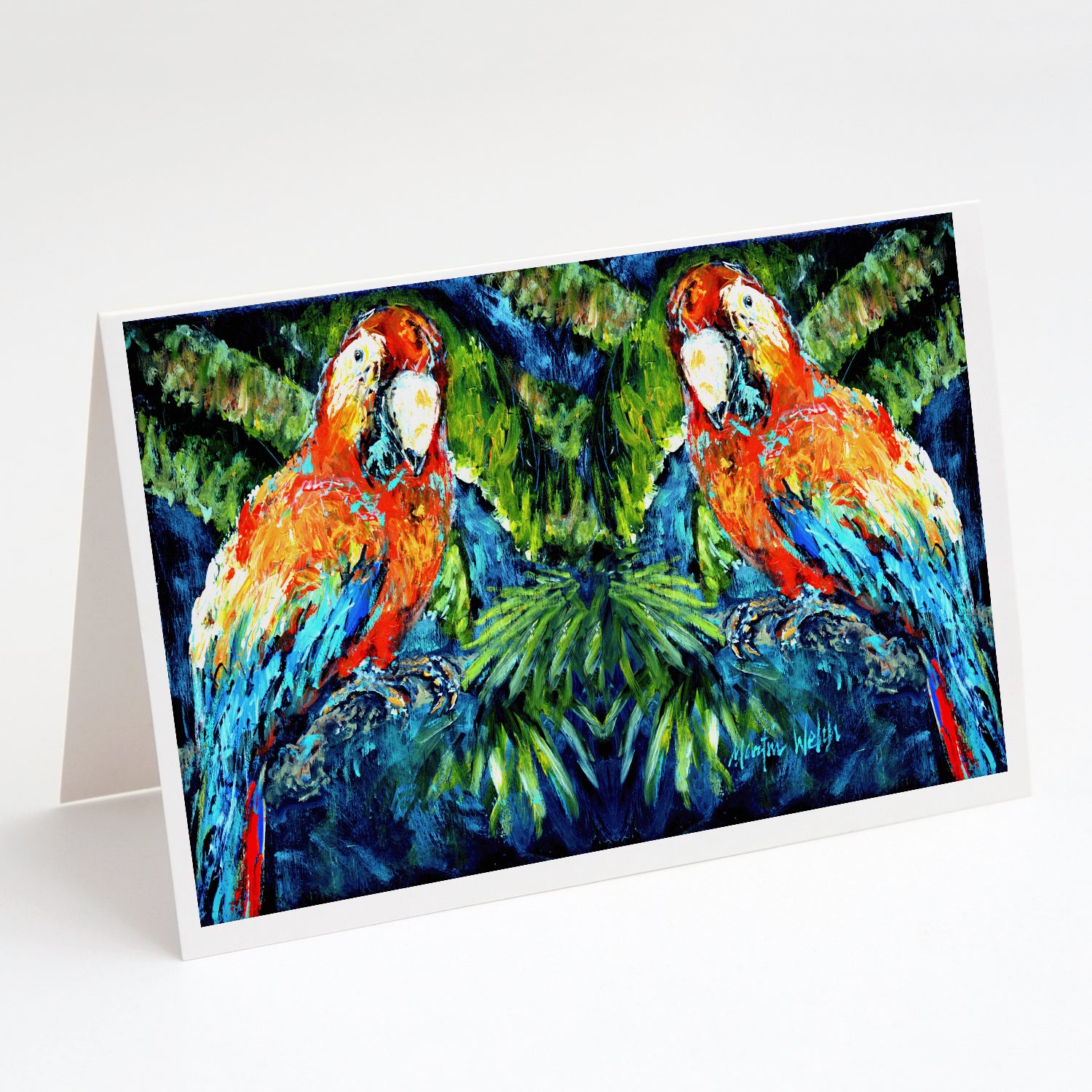 Buy this Parrots Yo Yo Mama Greeting Cards Pack of 8