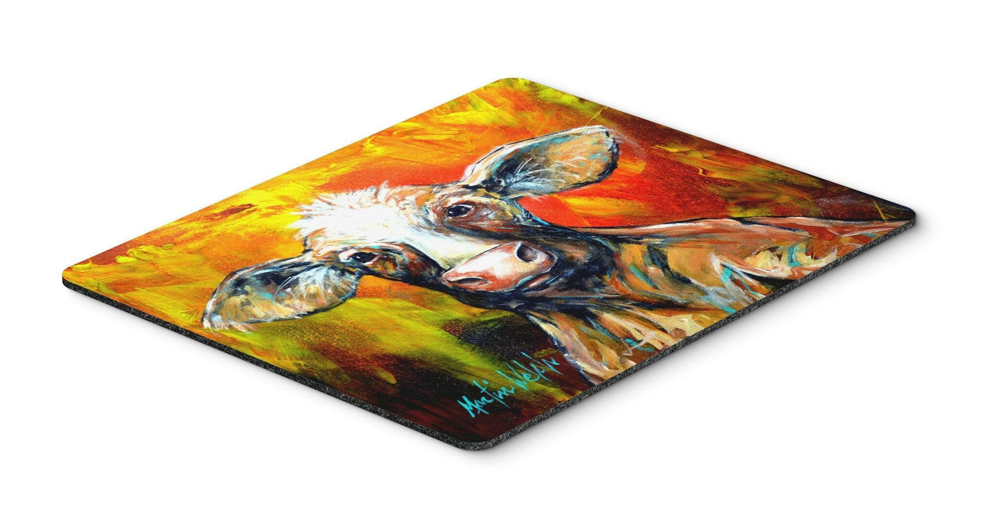 Another Happy Cow Mouse Pad, Hot Pad or Trivet MW1225MP by Caroline's Treasures
