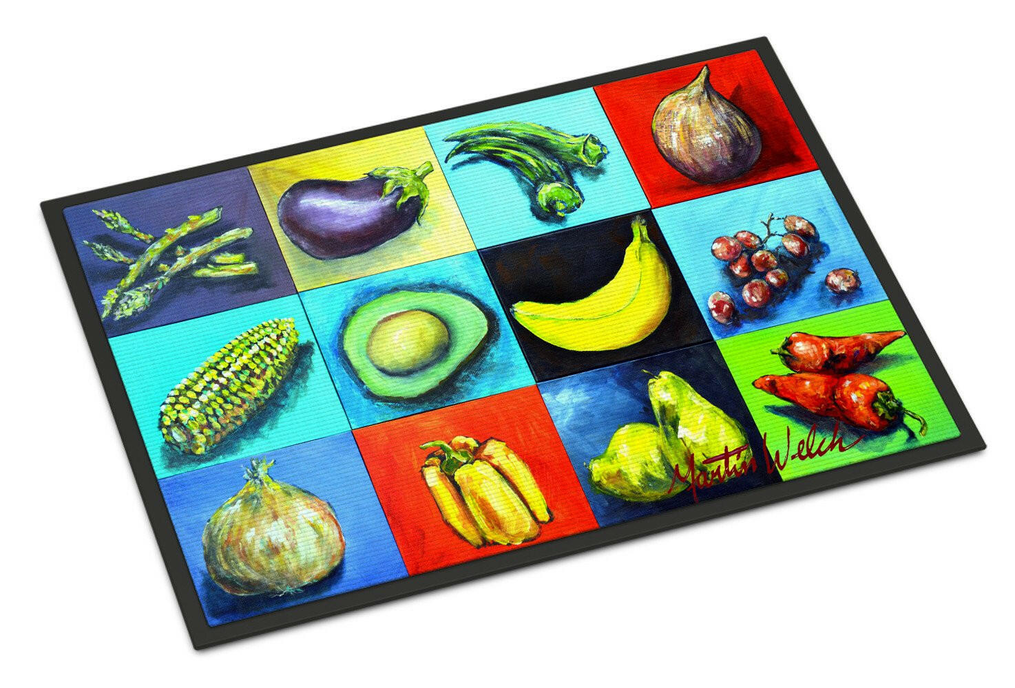 Mixed Fruits and Vegetables Indoor or Outdoor Mat 24x36 MW1227JMAT - the-store.com