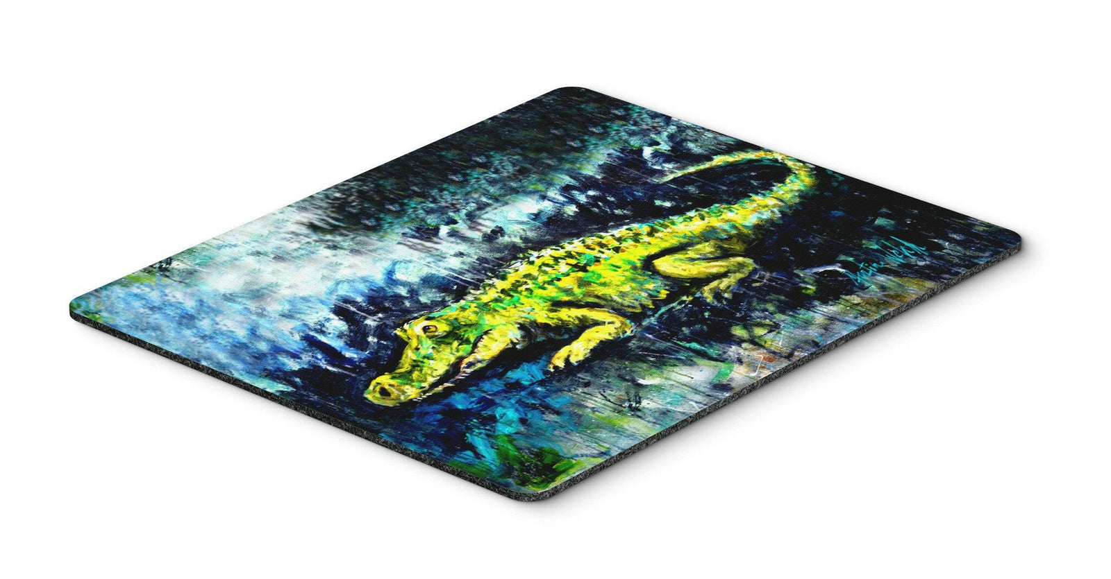 Sneaky Alligator Mouse Pad, Hot Pad or Trivet MW1233MP by Caroline's Treasures