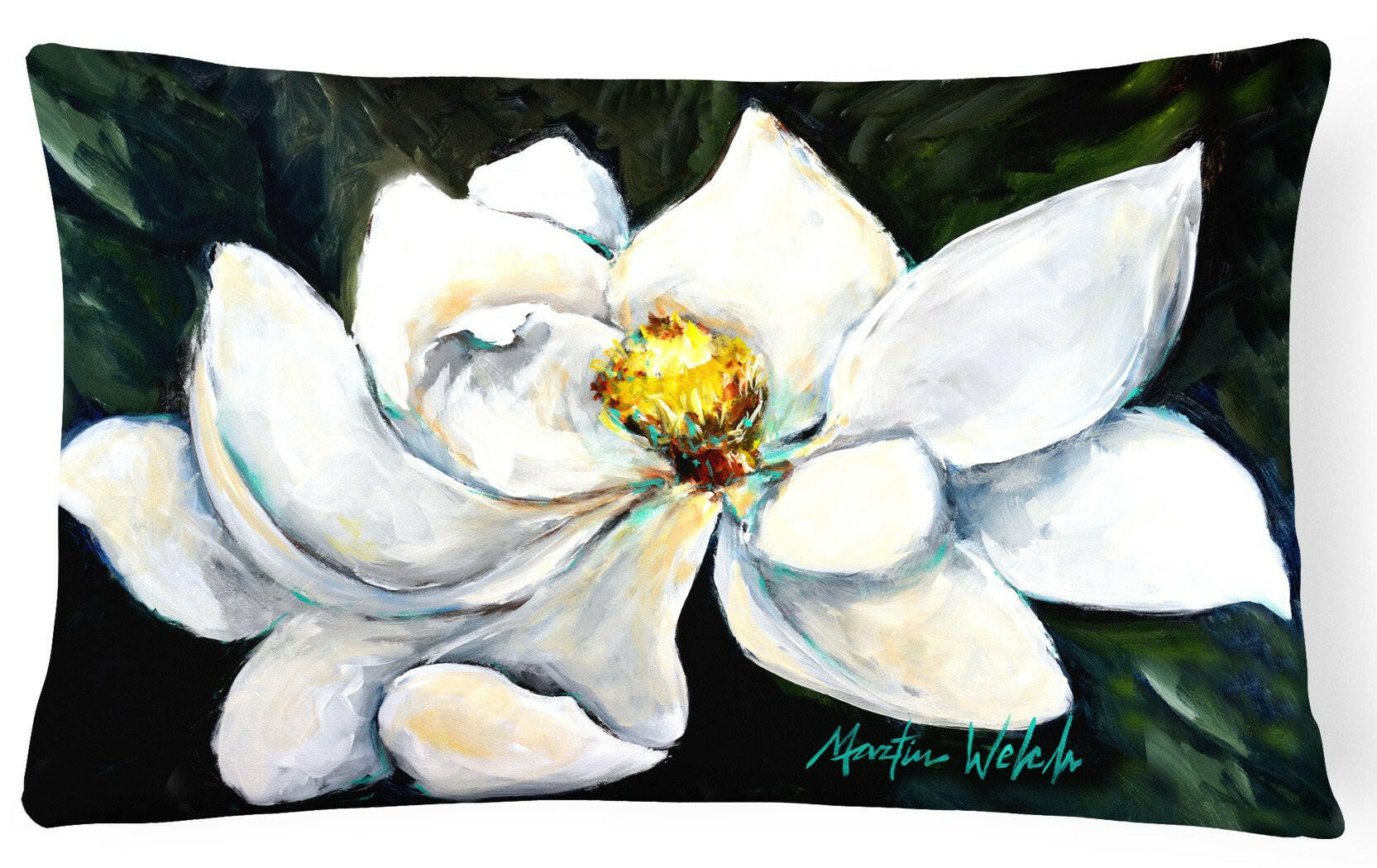 Sweet Magnolia Fabric Decorative Pillow MW1234PW1216 by Caroline's Treasures