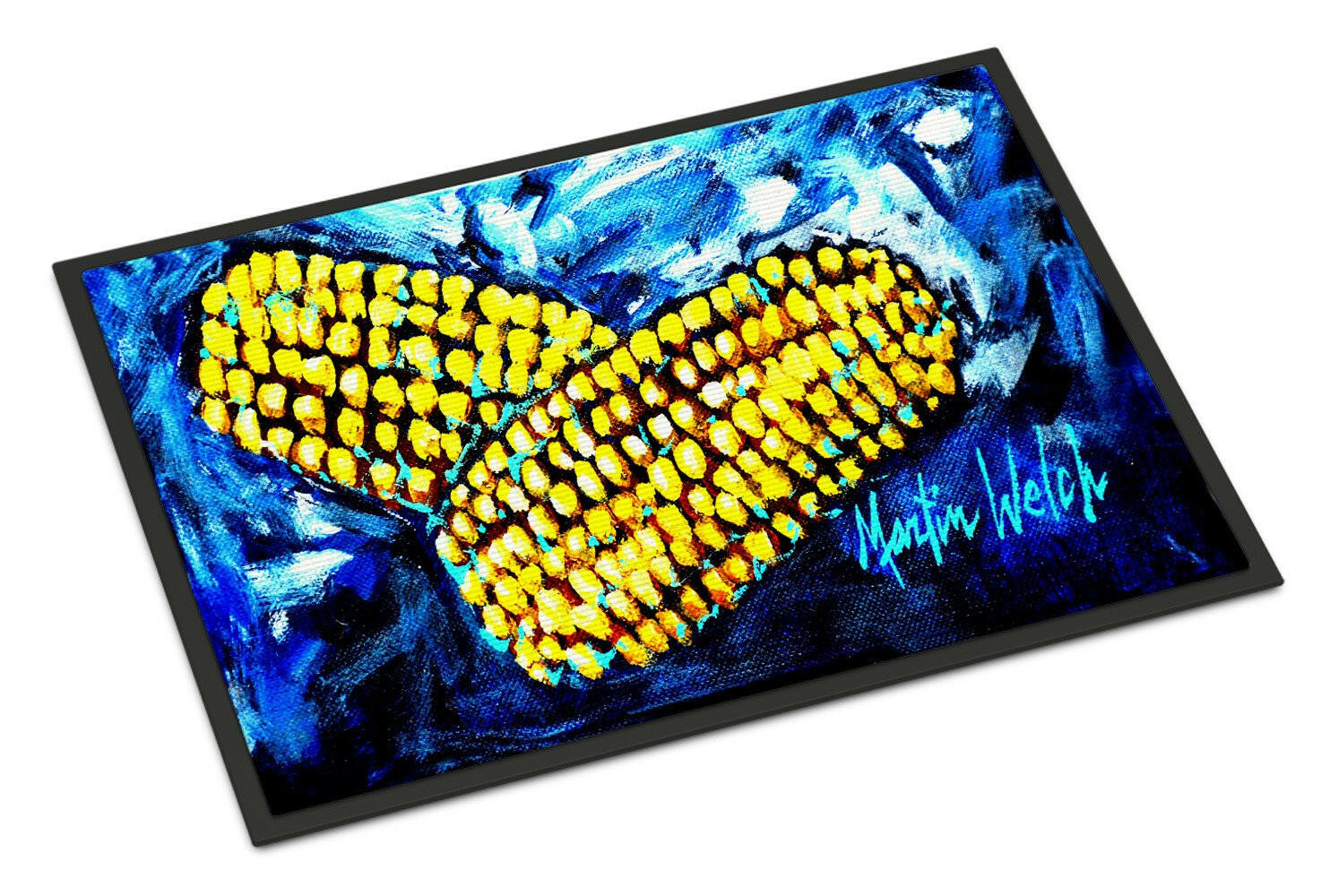 Two Corn Please Indoor or Outdoor Mat 18x27 MW1235MAT - the-store.com