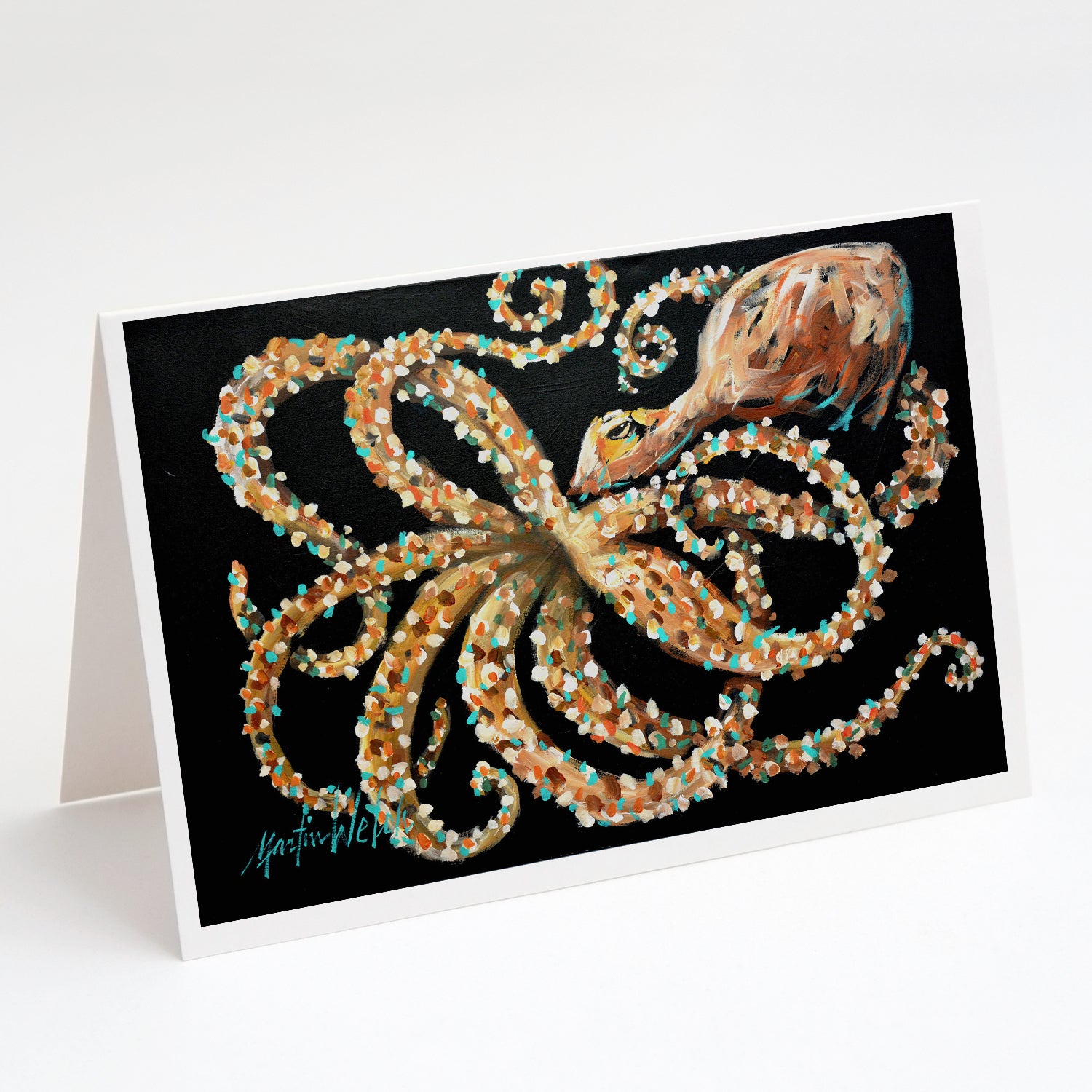 Buy this Eye On You Octopus Greeting Cards Pack of 8