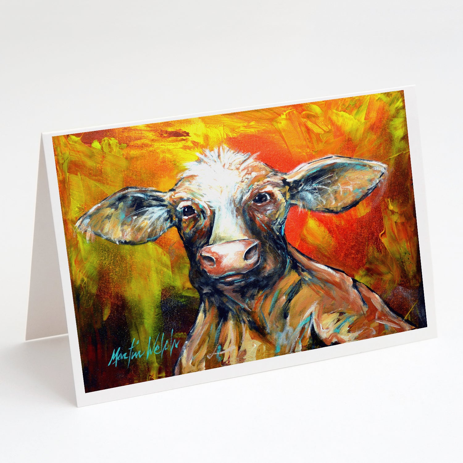 Buy this Happy Cow Greeting Cards Pack of 8