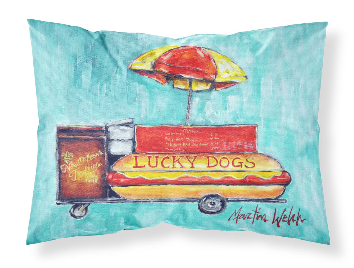 Lucky Dog for Me Fabric Standard Pillowcase MW1279PILLOWCASE by Caroline&#39;s Treasures