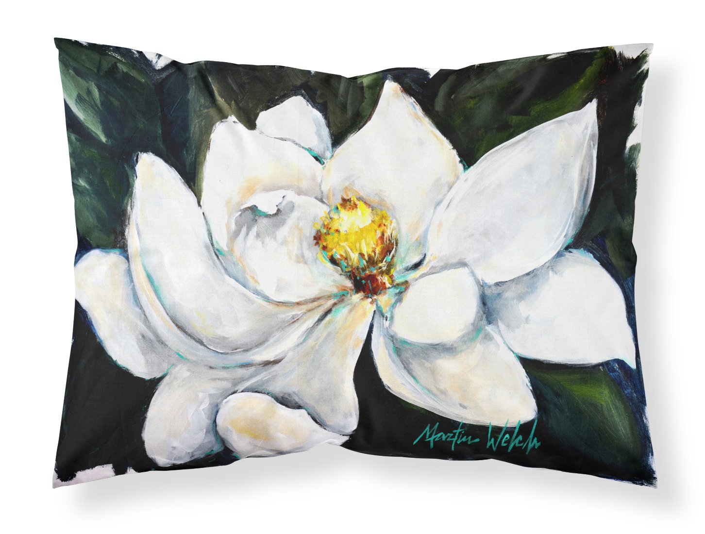Sweet Magnolia Fabric Standard Pillowcase MW1282PILLOWCASE by Caroline's Treasures