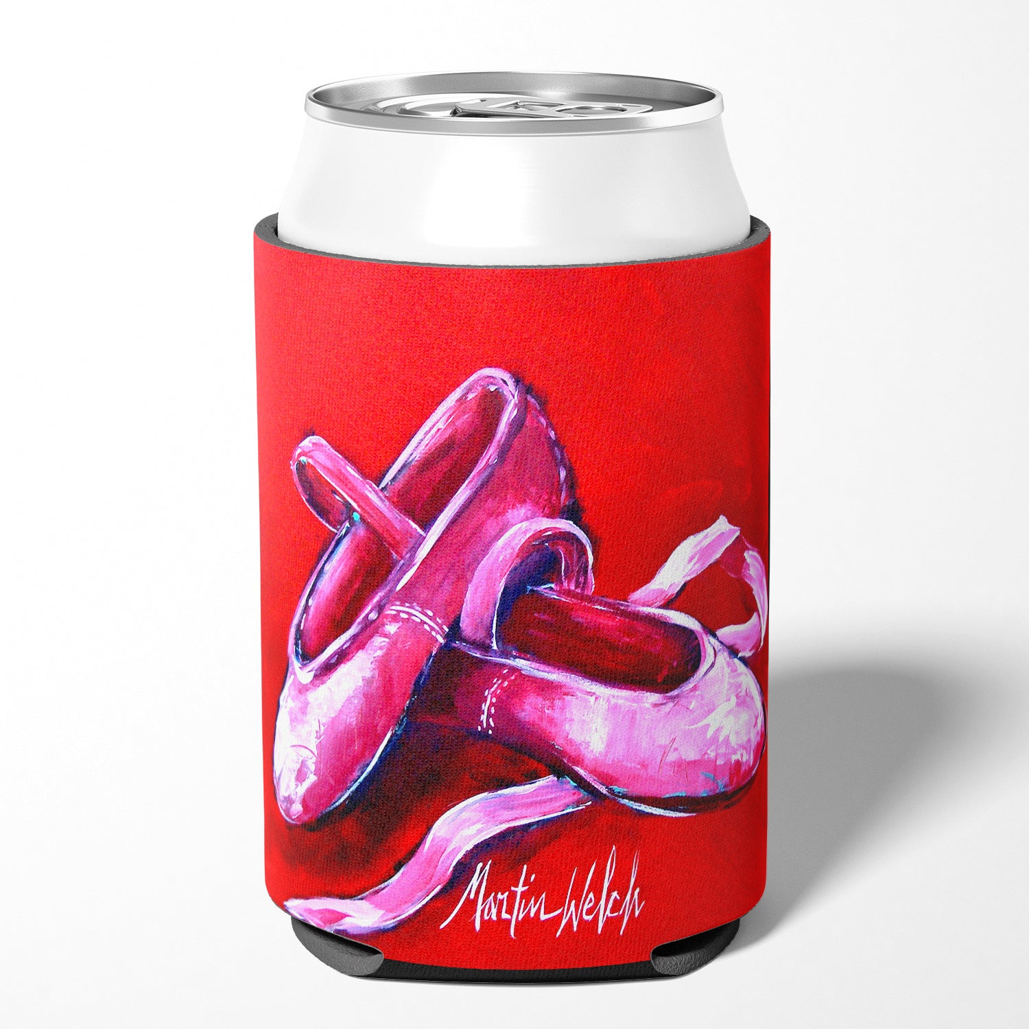 Ballet Shoes Red Can or Bottle Hugger MW1306CC