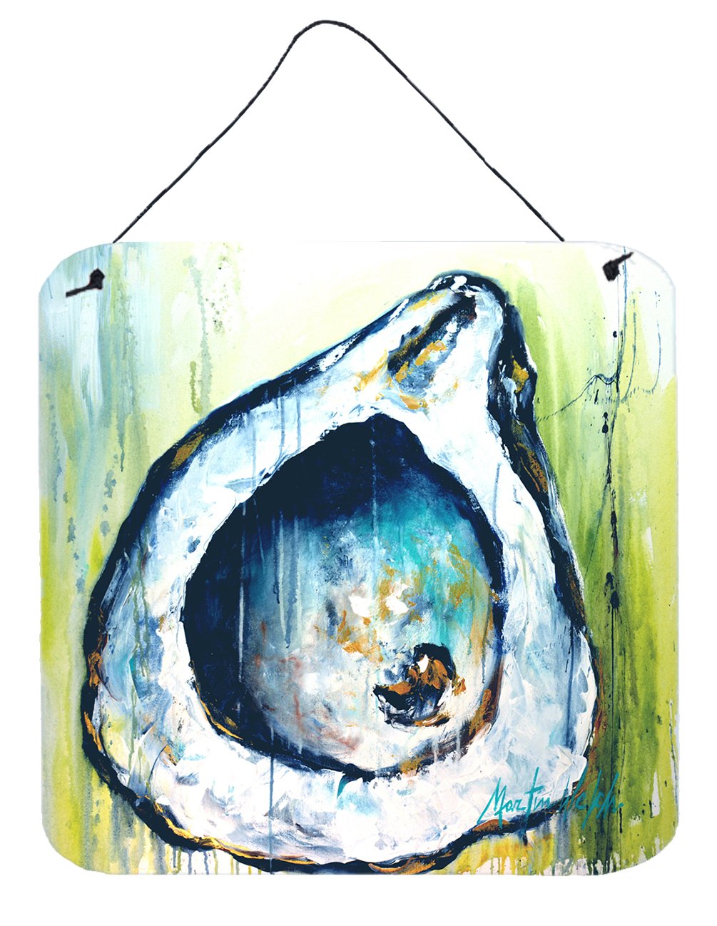 Blue Rock Oyster Wall or Door Hanging Prints MW1308DS66 by Caroline's Treasures