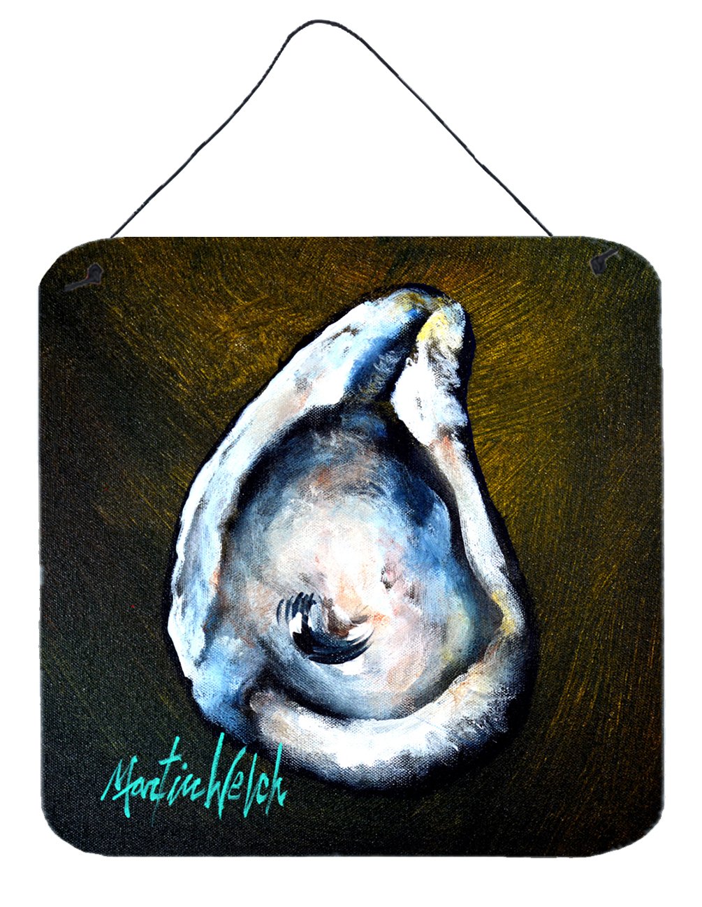 Brown Eye Oyster Wall or Door Hanging Prints MW1317DS66 by Caroline's Treasures