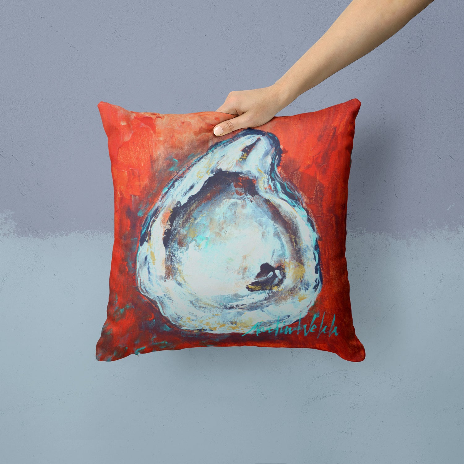 Char Broiled Oyster Fabric Decorative Pillow MW1321PW1414 - the-store.com
