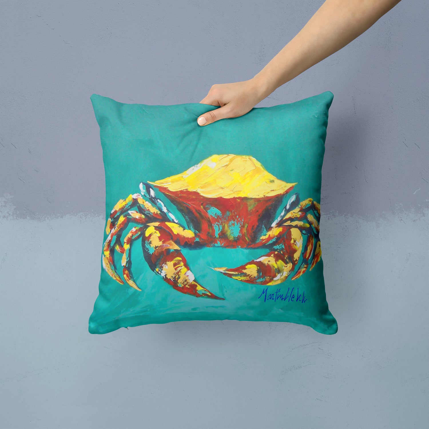 Crab Tunnel Fabric Decorative Pillow MW1322PW1414 - the-store.com