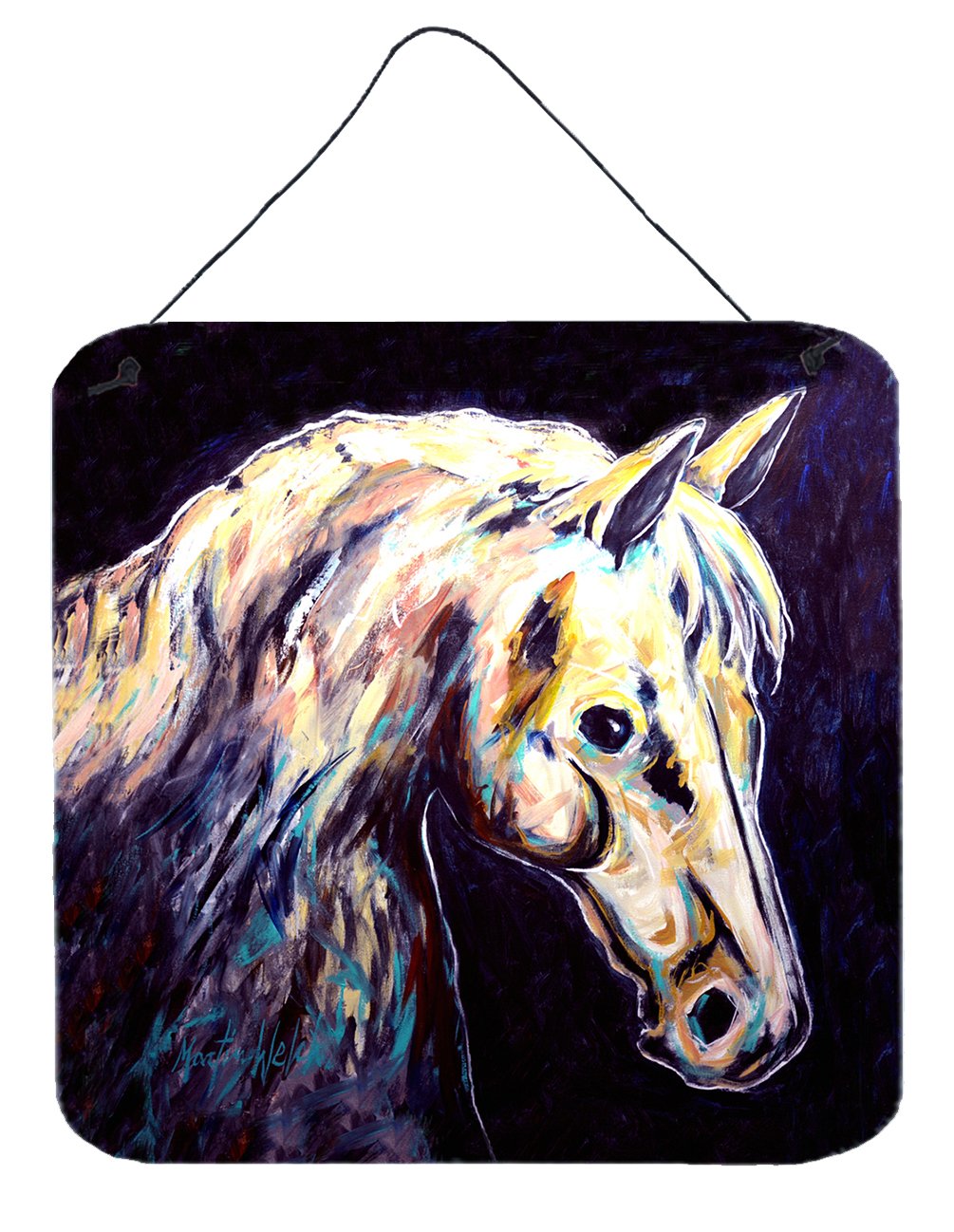 Knight Horse Wall or Door Hanging Prints MW1333DS66 by Caroline's Treasures