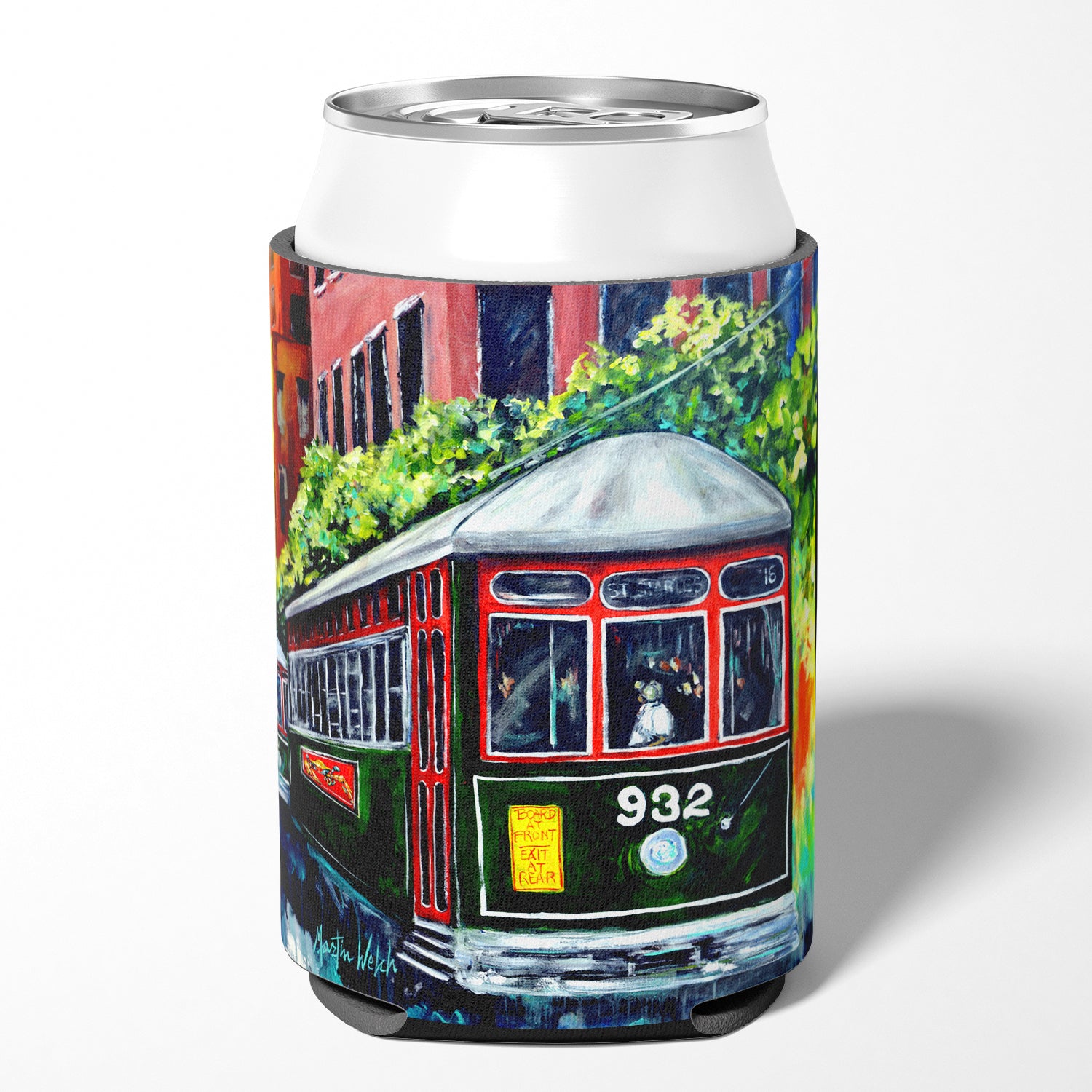 Streetcar St. Charles #2 Can or Bottle Hugger MW1351CC