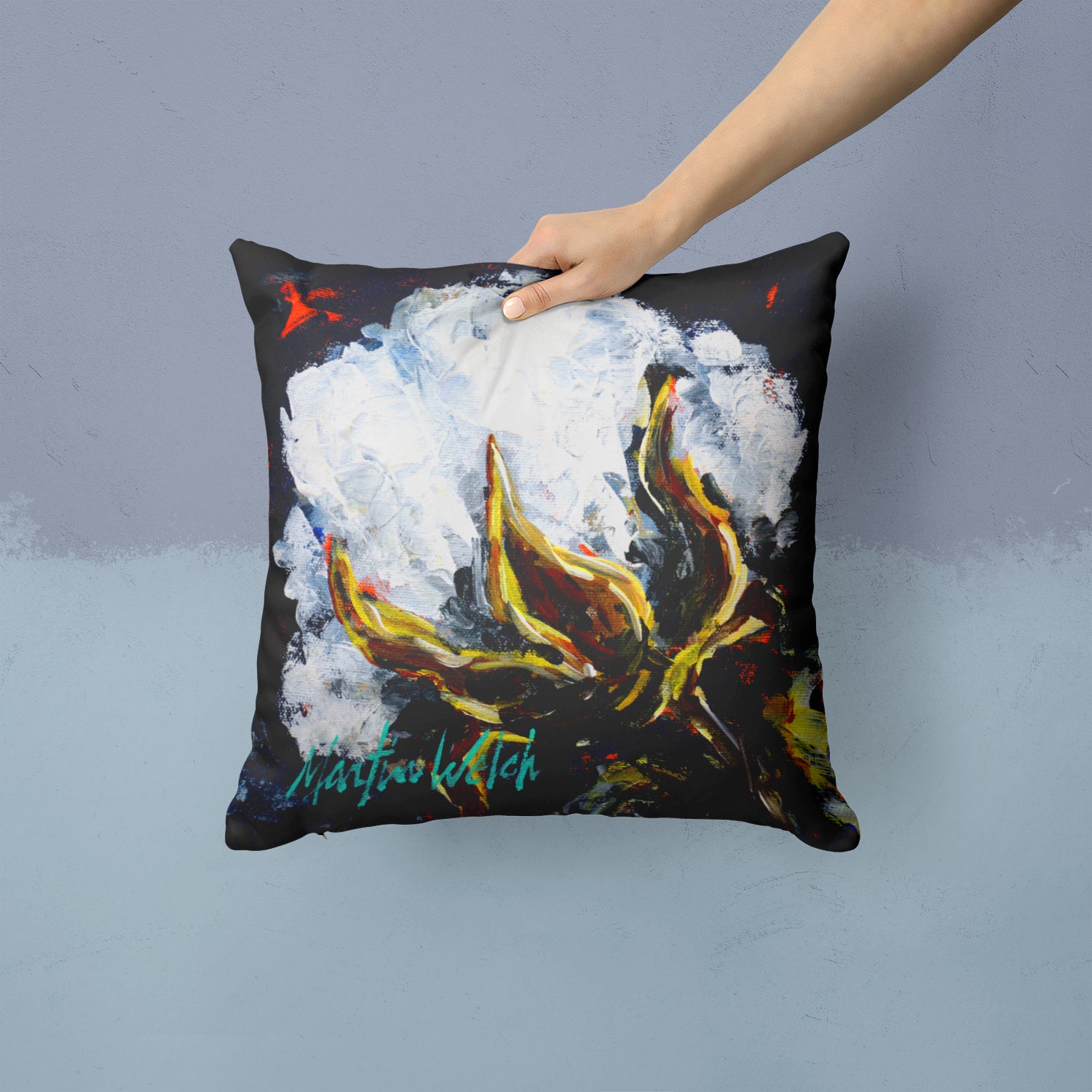 This Boll Cotton Fabric Decorative Pillow MW1356PW1414 - the-store.com