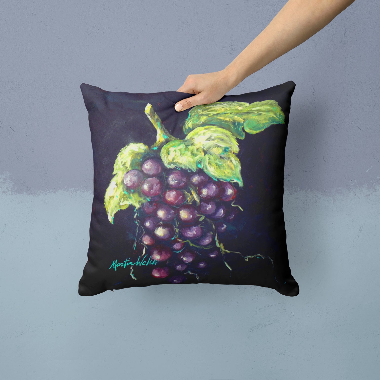 Welch's Grapes Fabric Decorative Pillow MW1362PW1414 - the-store.com