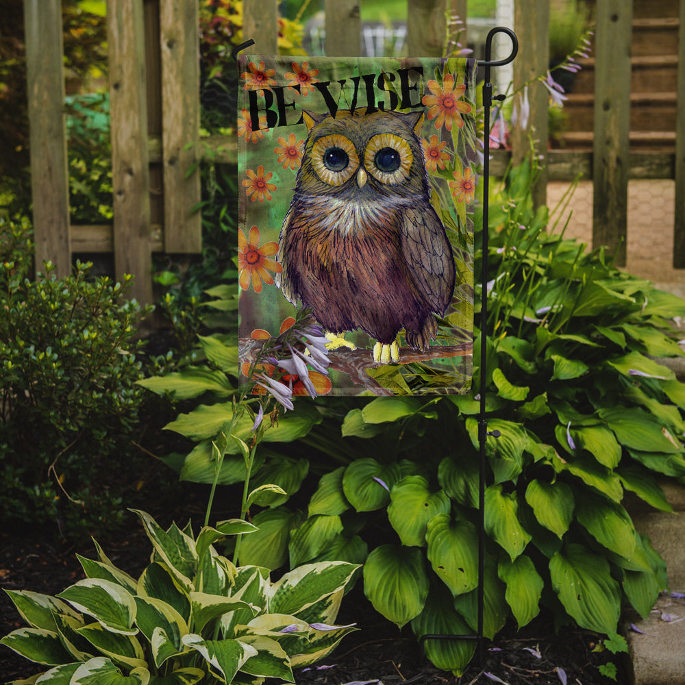 Be Wise Owl Flag Garden Size