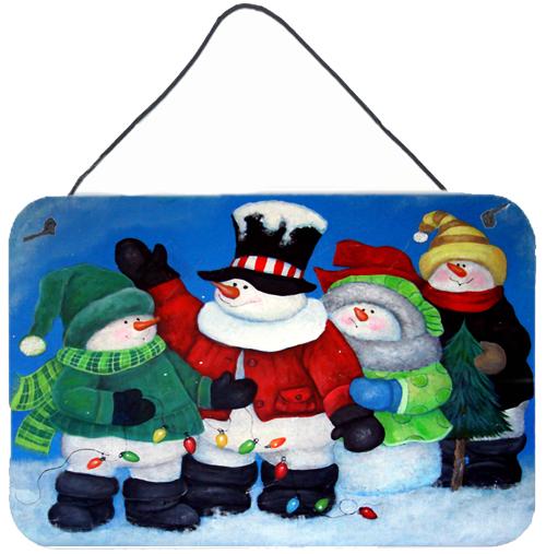 The Light Brigade Snowman Wall or Door Hanging Prints PJC1087DS812 by Caroline's Treasures