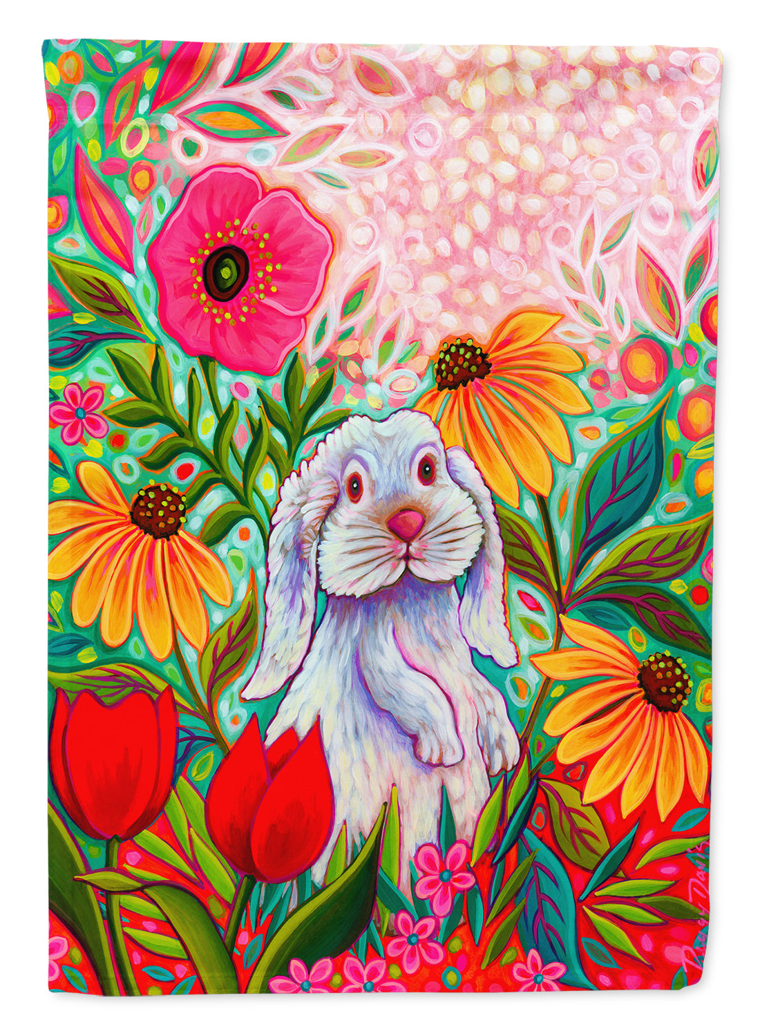Little Spring Hippity Hop Easter Flag Canvas House Size PPD3005CHF