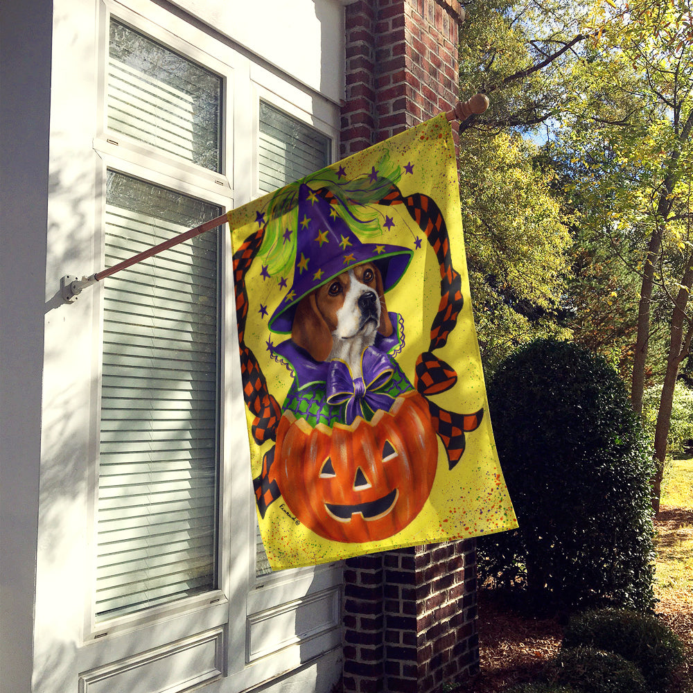 Beagle Halloweenie Flag Canvas House Size PPP3015CHF