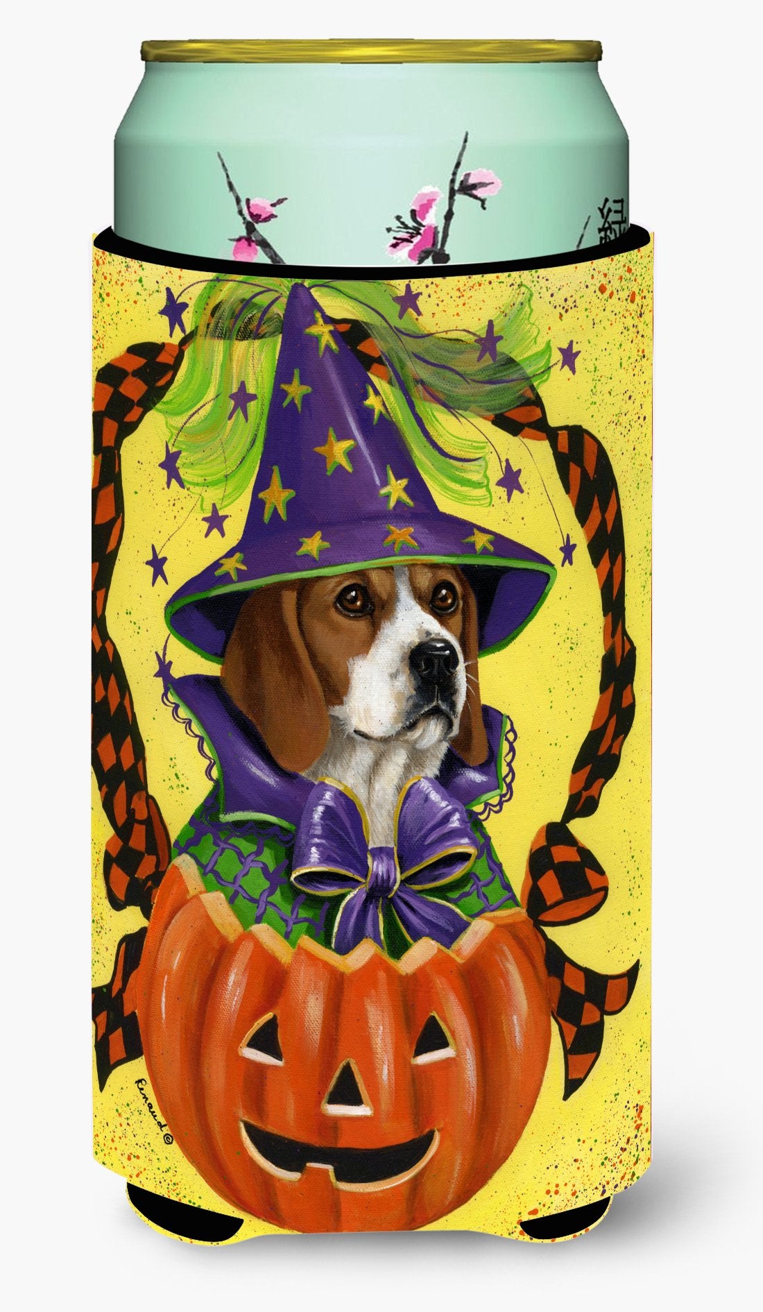 Beagle Halloweenie Tall Boy Hugger PPP3015TBC by Caroline's Treasures