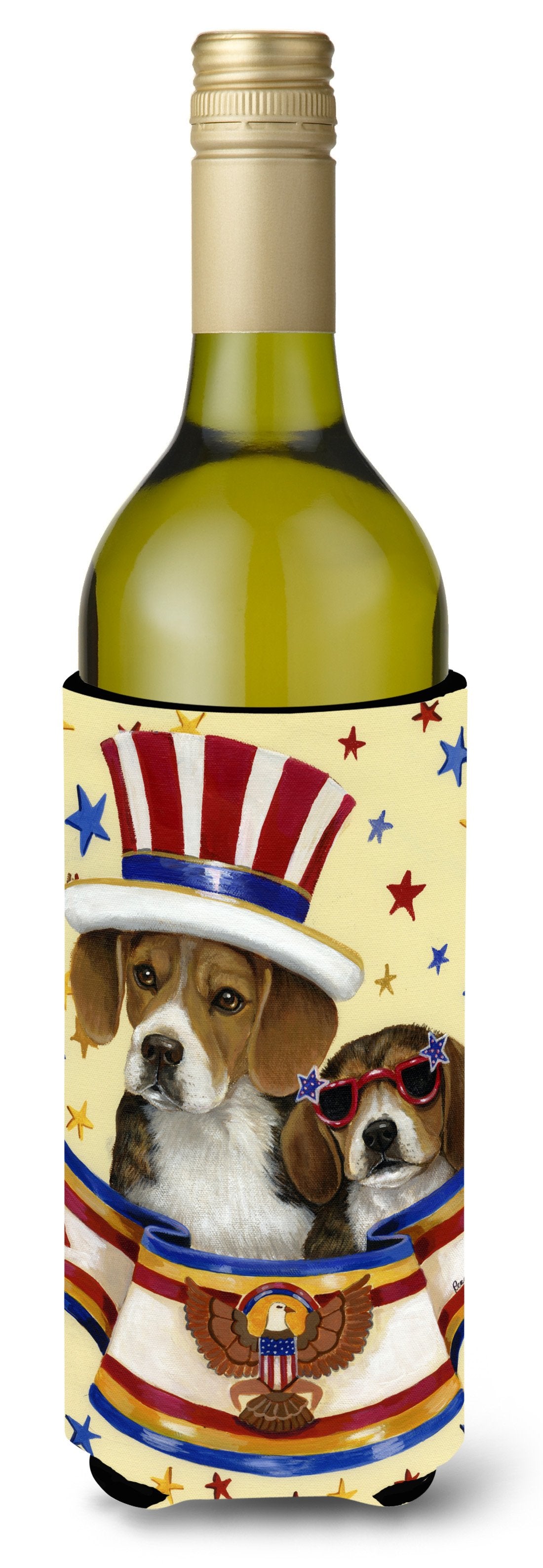 Beagle USA Wine Bottle Hugger PPP3017LITERK by Caroline's Treasures