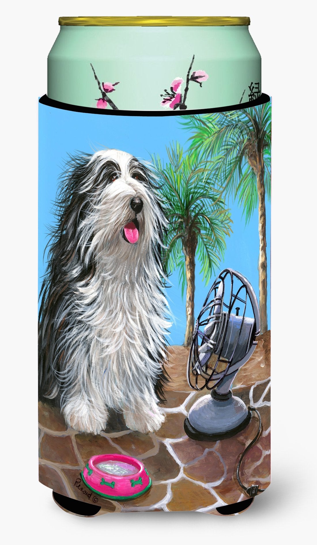 Bearded Collie Cool Summer Tall Boy Hugger PPP3019TBC by Caroline's Treasures