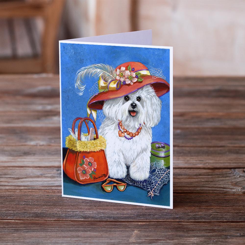 Buy this Bichon Frise Mademoiselle Greeting Cards and Envelopes Pack of 8