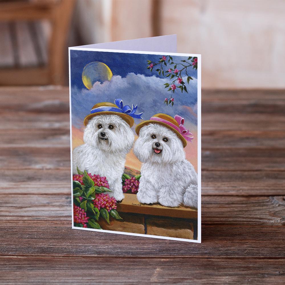 Buy this Bichon Frise Soulmates Greeting Cards and Envelopes Pack of 8