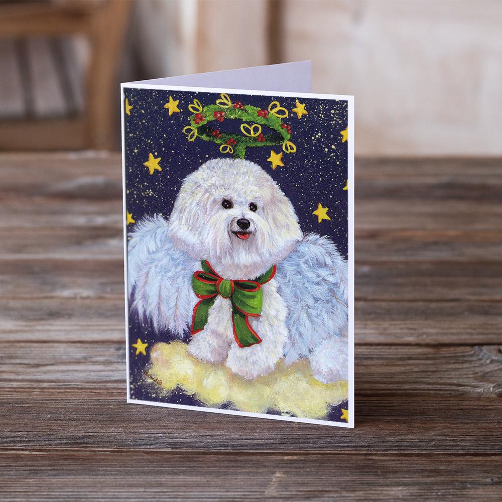 Buy this Bichon Frise Christmas Angel Greeting Cards and Envelopes Pack of 8