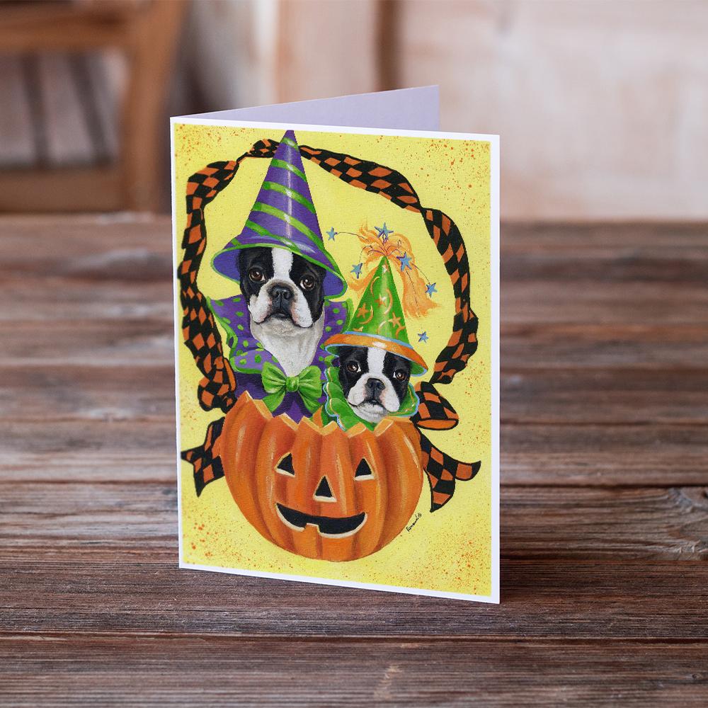 Buy this Boston Terrier Halloweenies Greeting Cards and Envelopes Pack of 8