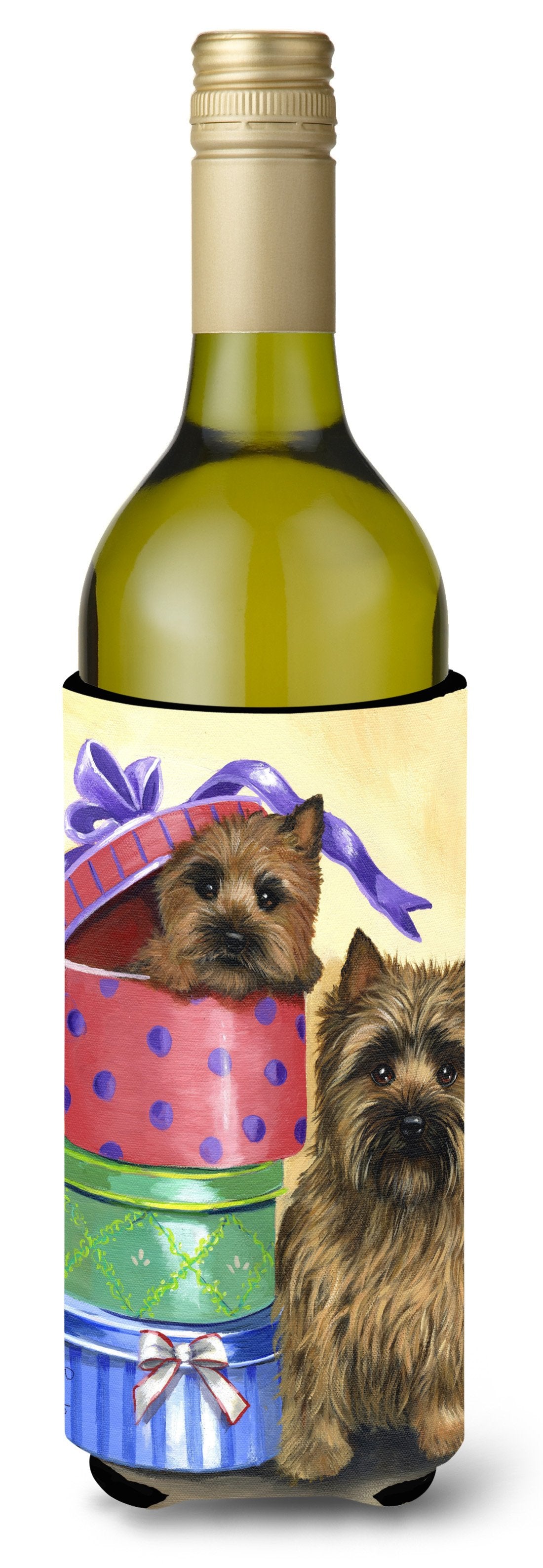 Cairn Terrier Boudoir Wine Bottle Hugger PPP3045LITERK by Caroline's Treasures
