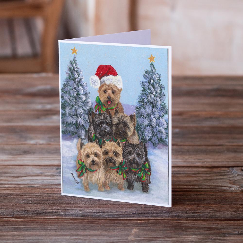Buy this Cairn Terrier Christmas Family Tree Greeting Cards and Envelopes Pack of 8