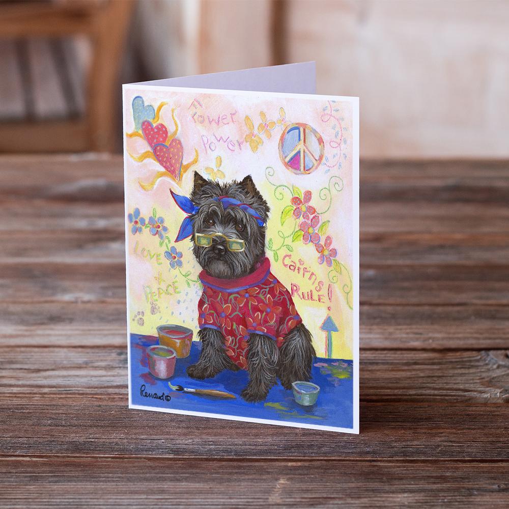 Buy this Cairn Terrier Hippie Dippie Greeting Cards and Envelopes Pack of 8