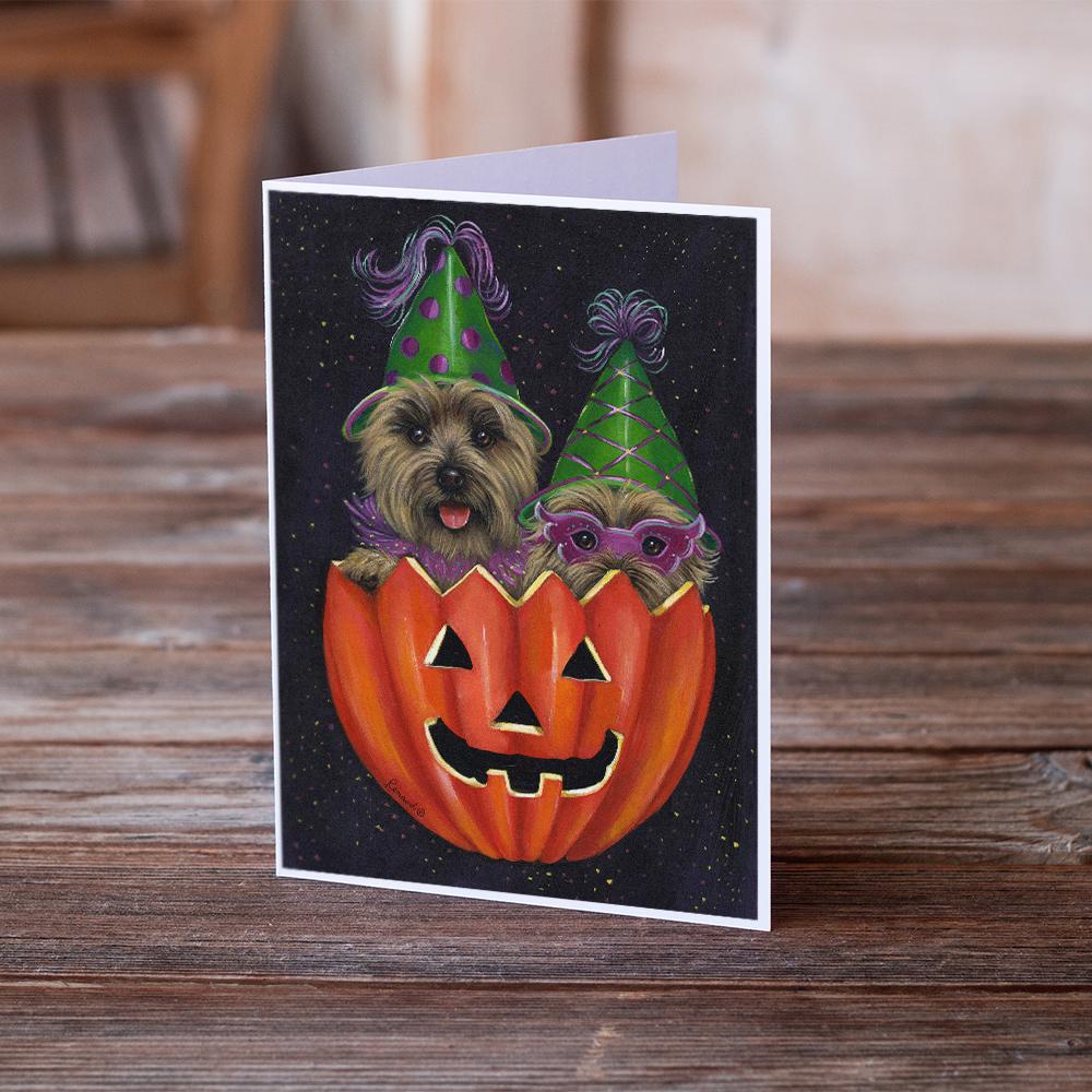Buy this Cairn Terrier Halloween PeekaBoo Greeting Cards and Envelopes Pack of 8