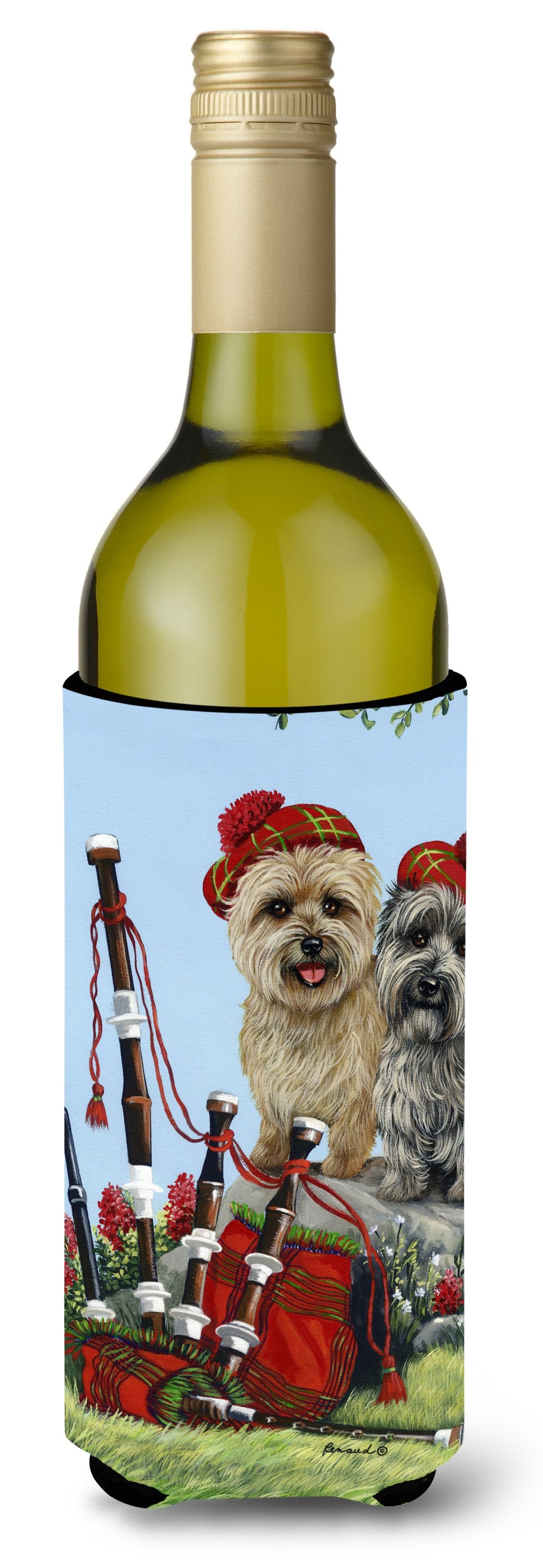 Cairn Terrier Pipers Wine Bottle Hugger PPP3057LITERK by Caroline's Treasures