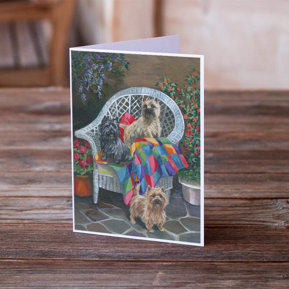 Buy this Cairn Terrier Trio Greeting Cards and Envelopes Pack of 8