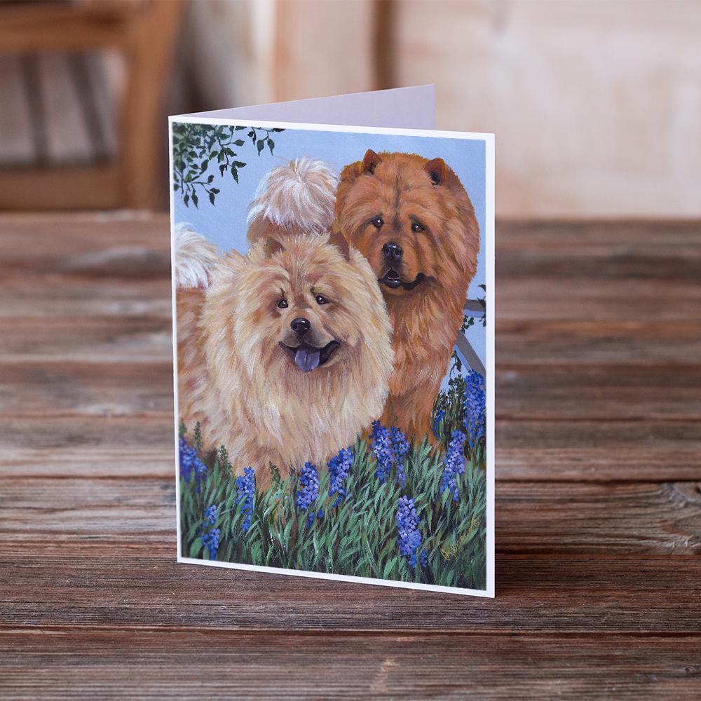 Buy this Chow Chow Meadow Greeting Cards and Envelopes Pack of 8