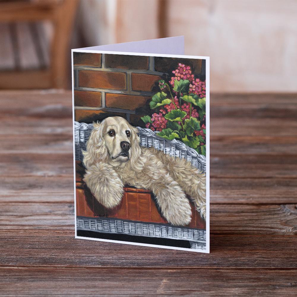 Buy this Cocker Spaniel Life is Good Greeting Cards and Envelopes Pack of 8